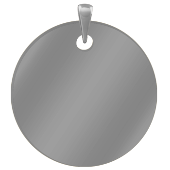 Medalion de identificare rotund